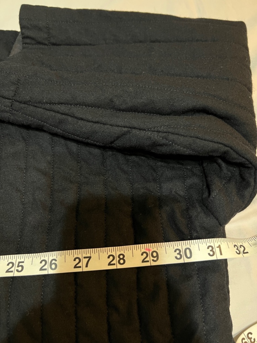 ESKANDAR Neiman Marcus Black Quilted Wool Silk Cashmere Flannel Jacket Coat 0 - Picture 7 of 16